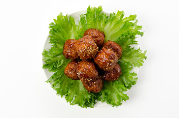 肉団子の甘酢あん
