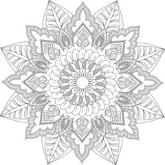 Mandala Coloring Page