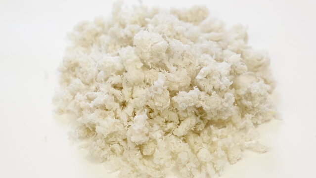 Agglomerate, processing of polypropylene film in the agglomerate. Semi-finished product for the production of granules and raw materials. Plastic recycling concept. PET, HDPE, PVC, LDPE, PP, PS, Other