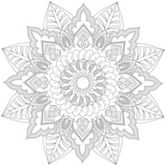 Mandala Coloring Page