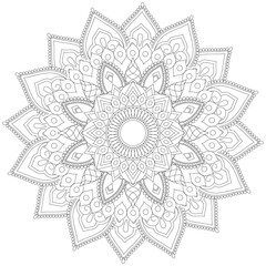 Mandala Coloring Page