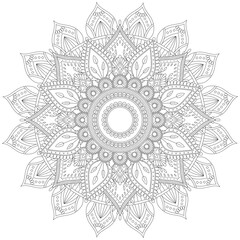 Mandala Coloring Page