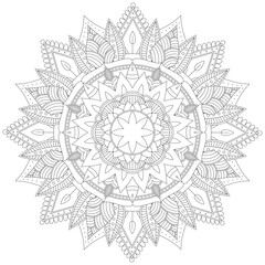 Mandala Coloring Page