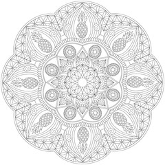 Mandala Coloring Page