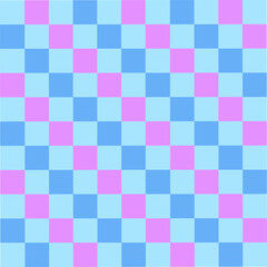 pink and blue plaid pattern