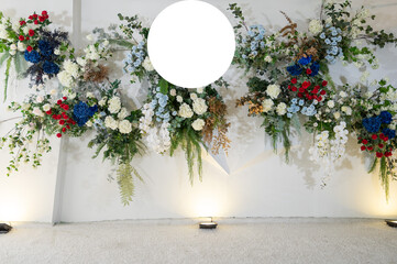 wedding flower backdrop background, colorful background, fresh rose, bunch of flower