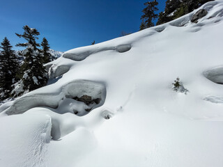 Winter archive in the mountains of the Gidengelmez