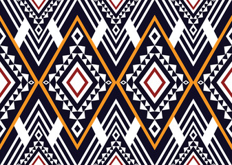 Geometric ethnic flower pattern for background,fabric,wrapping,clothing,wallpaper,Batik,carpet,embroidery style.