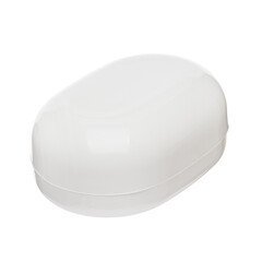 Soap dish on a white isolated background