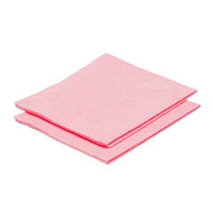 Rag for washing dishes and cleaning on a white isolated background