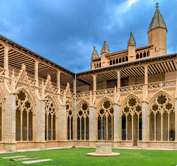 Catedral de Santa Maria la Real, 15th Century Gothic church in Pamplona, Spain