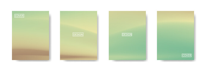 Set of abstract background with beautiful gradation color, colorful background for poster flyer banner backdrop.vertical banner.cool fluid background vector illustration