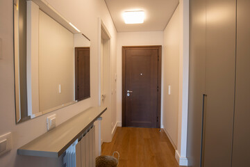Entrance corridor in modern apartment