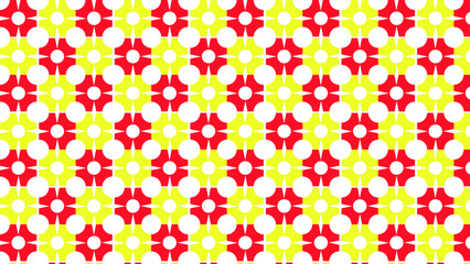 seamless red-yellow pattern