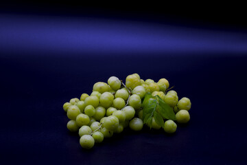 Star Gooseberry , seasonal Thai fruit, sour taste on a black background,Include Clipping Path.