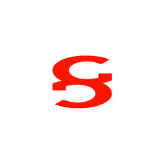 SG S G Symbol Initial Icon Logo Vector