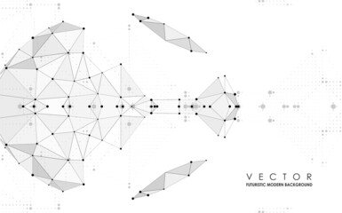 Abstract polygonal space
