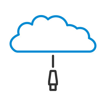 recommend clip art: Network Cloud Icon