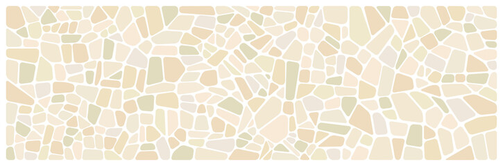 White stone mosaic texture design - obrazy, fototapety, plakaty