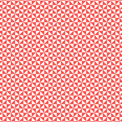 Simple grid red triangle background pattern 