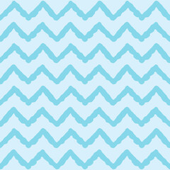 Japanese Zigzag Wave Vector Seamless Pattern