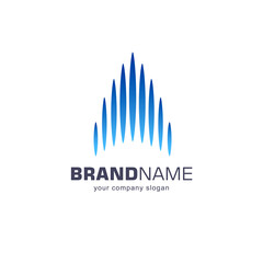 Vector logo design template for business. Abstract sign.