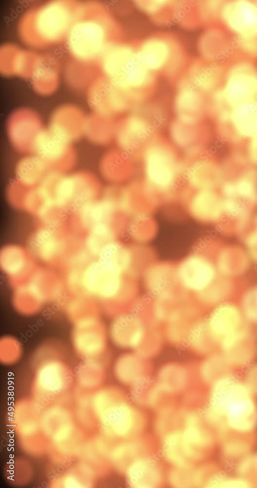 Wall mural sparkling circles and bright lights. bokeh effect background. wallpaper with abstract bright animati