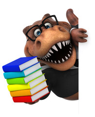 Fun Trex - 3D Illustration © Julien Tromeur