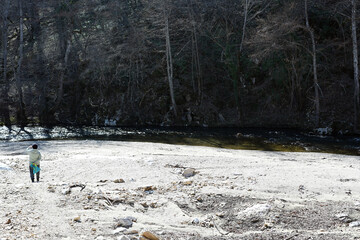 Floodplain forest is a bottomland, deciduous or deciduous-conifer forest community occupying low-lying areas adjacent to streams and rivers of third order or greater, and subject to periodic over-the-