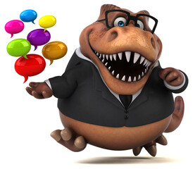Fun Trex - 3D Illustration © Julien Tromeur