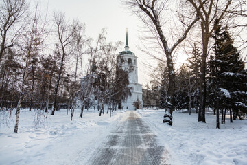 Spasa Nerukotvornogo Obraza church, Irkutsk, Russia