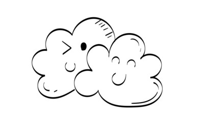  Weather line art. use as poster, card, flyer or T Shirt