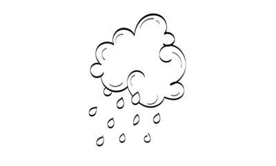  Weather line art. use as poster, card, flyer or T Shirt