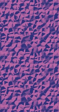 Abstract background of bright and shiny crystals that move over a surface. Minimal technology background