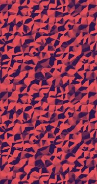 Abstract background of bright and shiny crystals that move over a surface. Minimal technology background