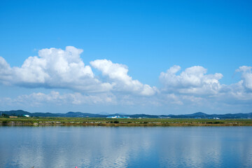 Cheonsu Bay is a reclaimed land in Seosan, South Korea.
