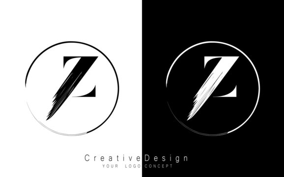 Z letter logo design template vector