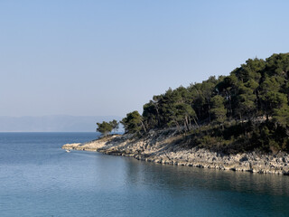 Naklejka premium Strand von Drenje Istrien Kroatien