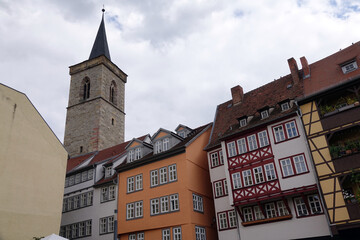 Turm der Ägidienkirche in Erfurt