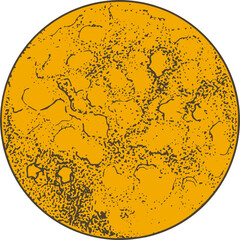 Solar System Planet Hand Drawn Colored Illustration © Good Studio