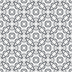 Geometric seamless pattern, ornament, vector decorative texture.