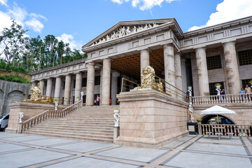 Temple of Leah (Taj Mahal of Cebu) Exterior Photos and Architectural Details - Busay, Cebu, Philippines - March 26, 2022