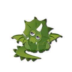 Fototapeta premium green alien monster