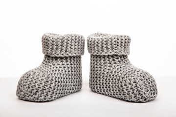 image of baby socks white background