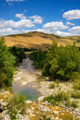 Fototapeta premium Rural landscape along the Cassia near Radicofani, Tuscany