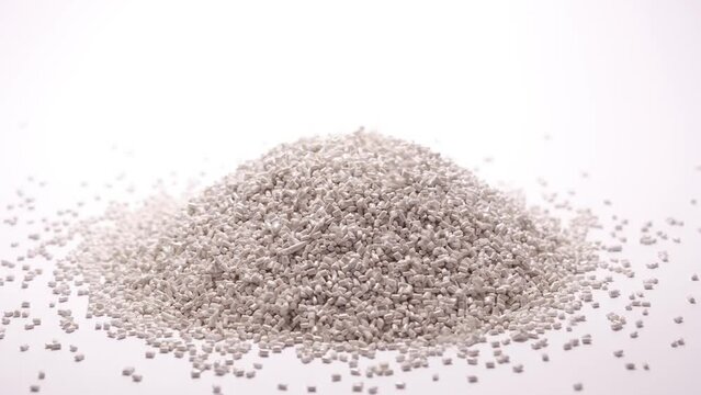 Polymer products of different colors. Polymers and polystyrene. Chemical industry. electrical industry. Inorganic and organic, amorphous and crystalline substances, high molecular compound. 