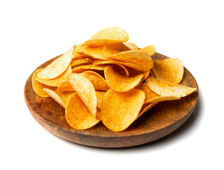 Potato Chips on Black