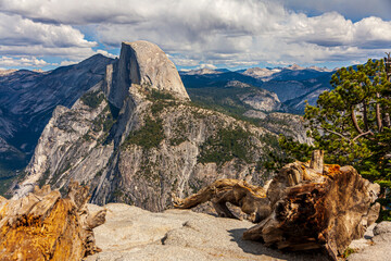 VS, Californië, Yosemite National Park, Half Dome
