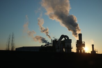 Smoke from the chimney