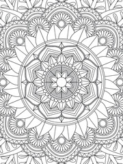 Mandala Coloring Page